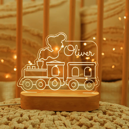 Personalized Children Name USB Nursery Night Light