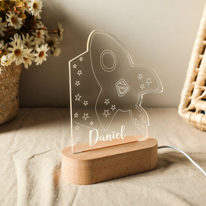 Personalized Children Name USB Nursery Night Light