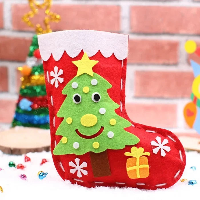 DIY Christmas Decoration Sock Materials Kits