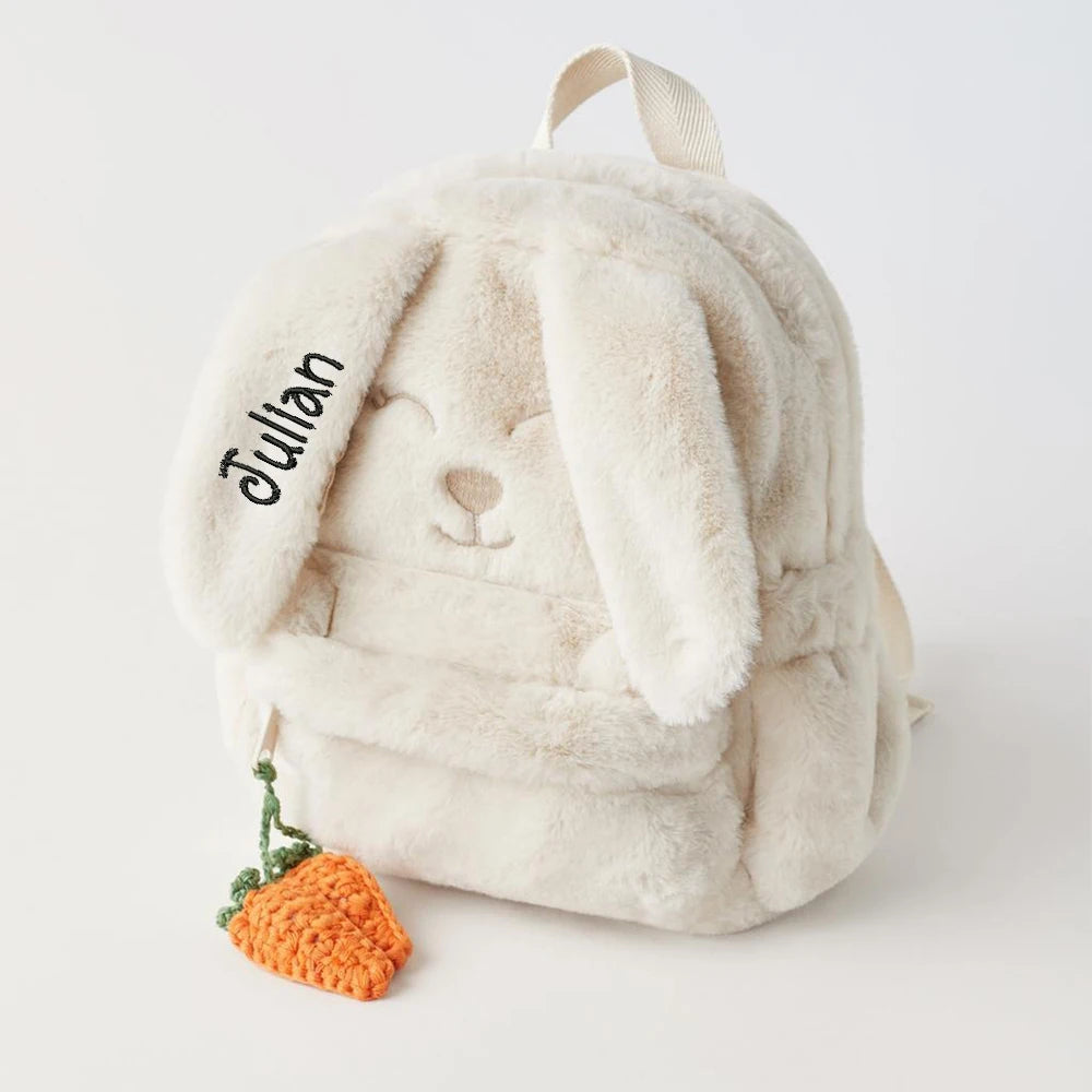 Personalized Custom Plush Bunny Backpack