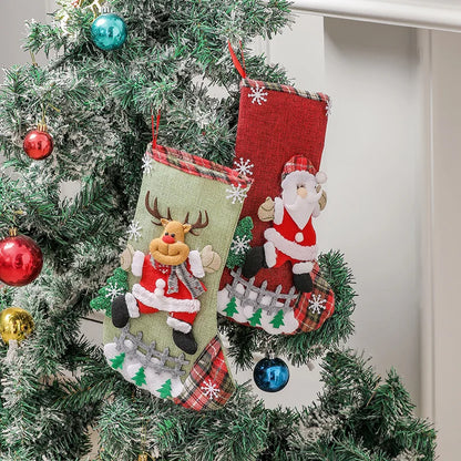 Name-Personalized Hand Sewing Christmas Stockings