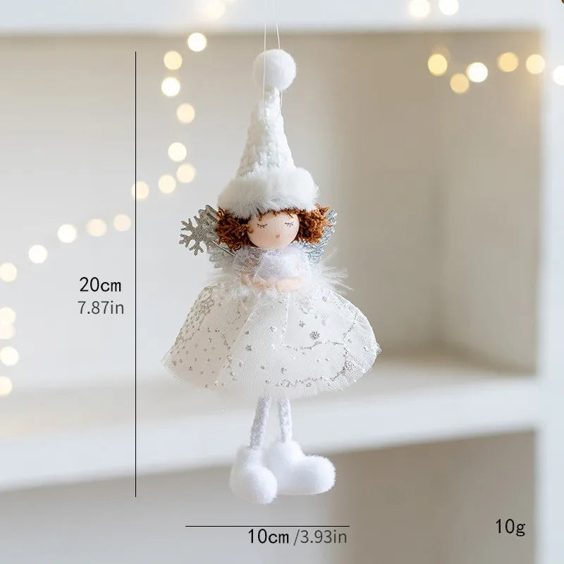 Cute pink ballet mouse New Year and Christmas pendant decoration