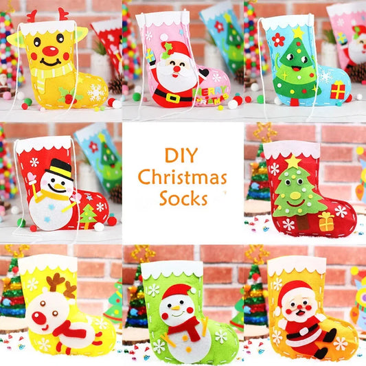 DIY Christmas Decoration Sock Materials Kits