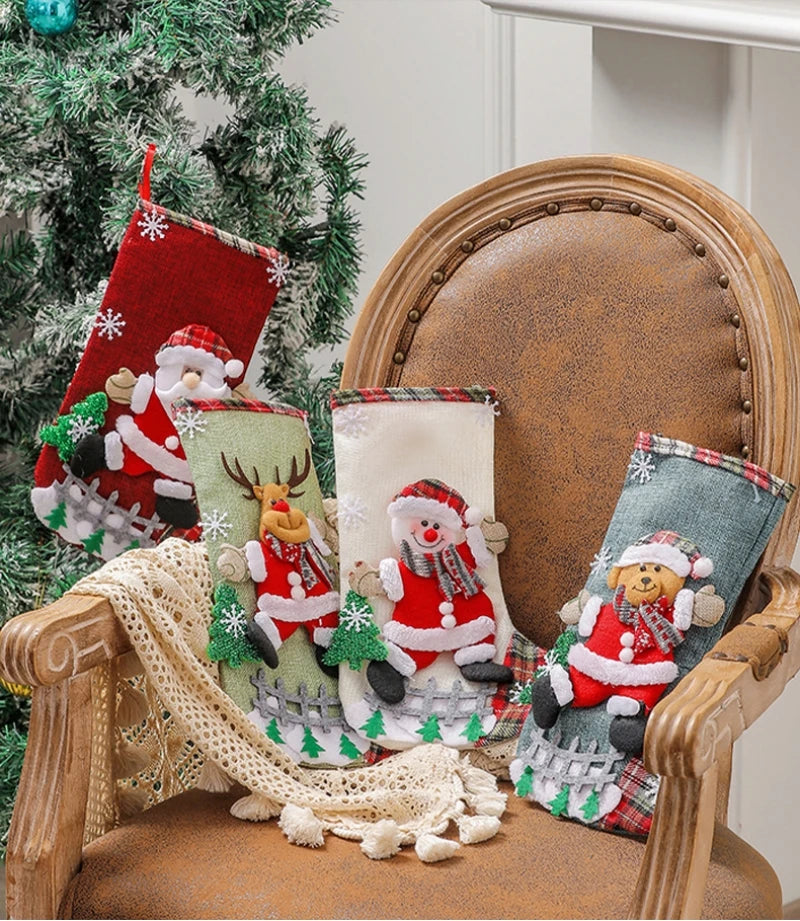 Name-Personalized Hand Sewing Christmas Stockings