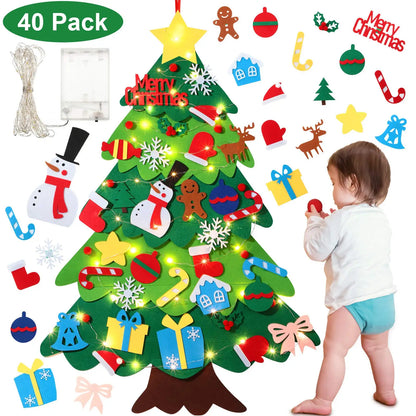 DIY Christmas Tree Set for Toddlers Kids