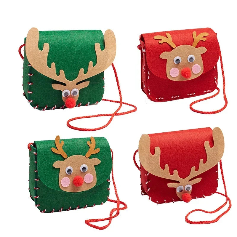 Children DIY Handmade  Christmas Crossbody Bag