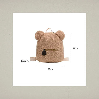 Personalized Hand-Embroidered Teddy Bear Backpack