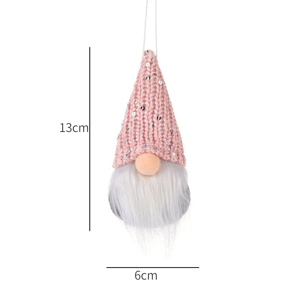 Cute pink ballet mouse New Year and Christmas pendant decoration