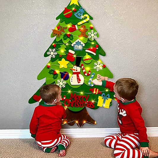 DIY Christmas Tree Set for Toddlers Kids