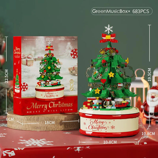 Christmas Tree Music Box Building Blocks