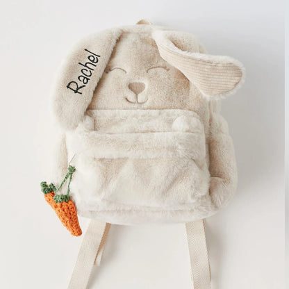 Personalized Custom Plush Bunny Backpack