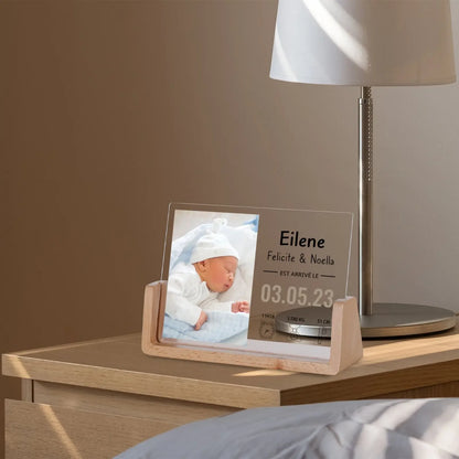 Custom Newborn Baby Picture Frame Gift for New Parents