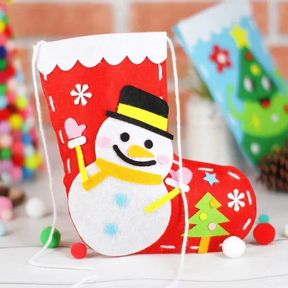 DIY Christmas Decoration Sock Materials Kits