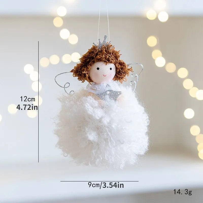 Cute pink ballet mouse New Year and Christmas pendant decoration