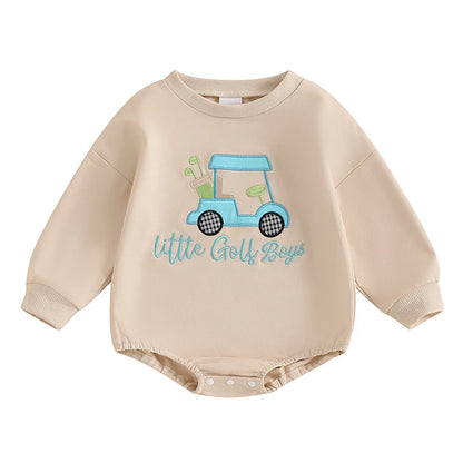 Little Golfer New Born Baby Golf Onesie