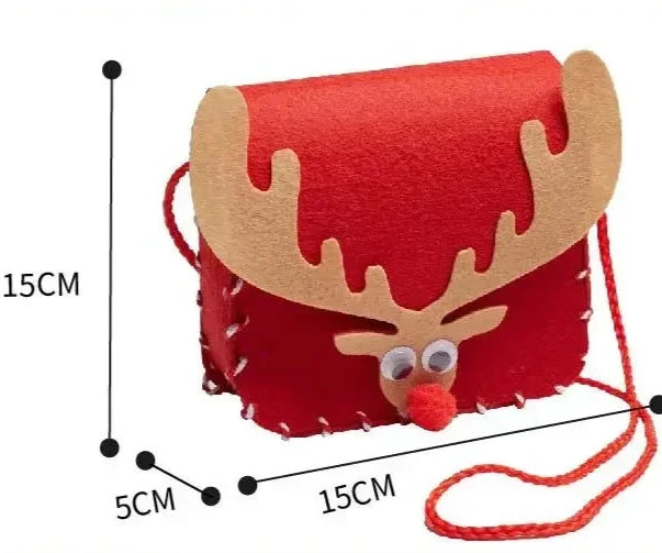 Children DIY Handmade  Christmas Crossbody Bag