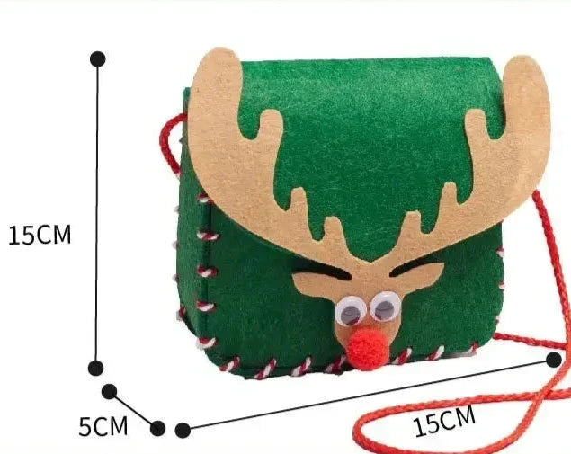 Children DIY Handmade  Christmas Crossbody Bag