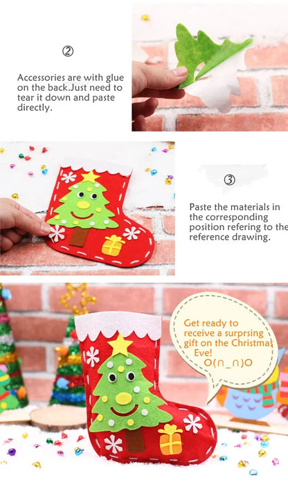 DIY Christmas Decoration Sock Materials Kits