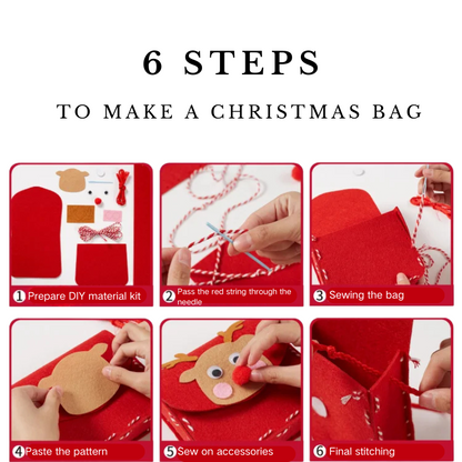 Children DIY Handmade  Christmas Crossbody Bag